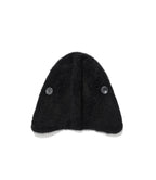 niceghostclub FFATS EARCAP BUTTON BEANIE_BLACK