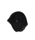 niceghostclub FFATS EARCAP BUTTON BEANIE_BLACK