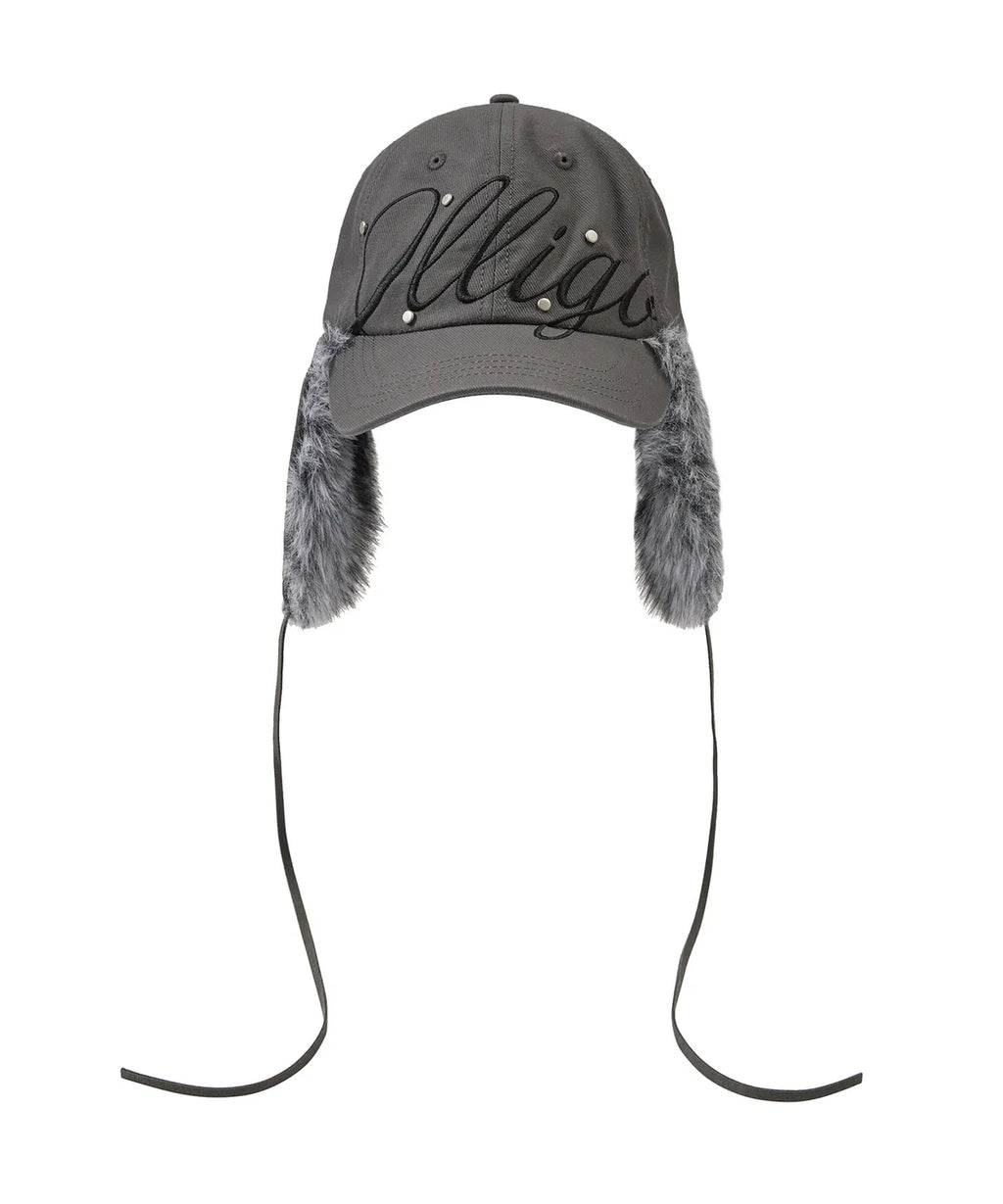 ILLIGO FLURRY EAR FALP CAP - CHARCOAL