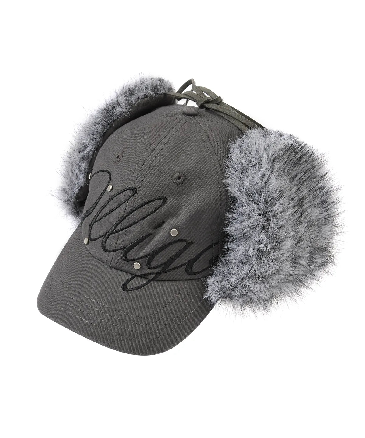 ILLIGO FLURRY EAR FALP CAP - CHARCOAL