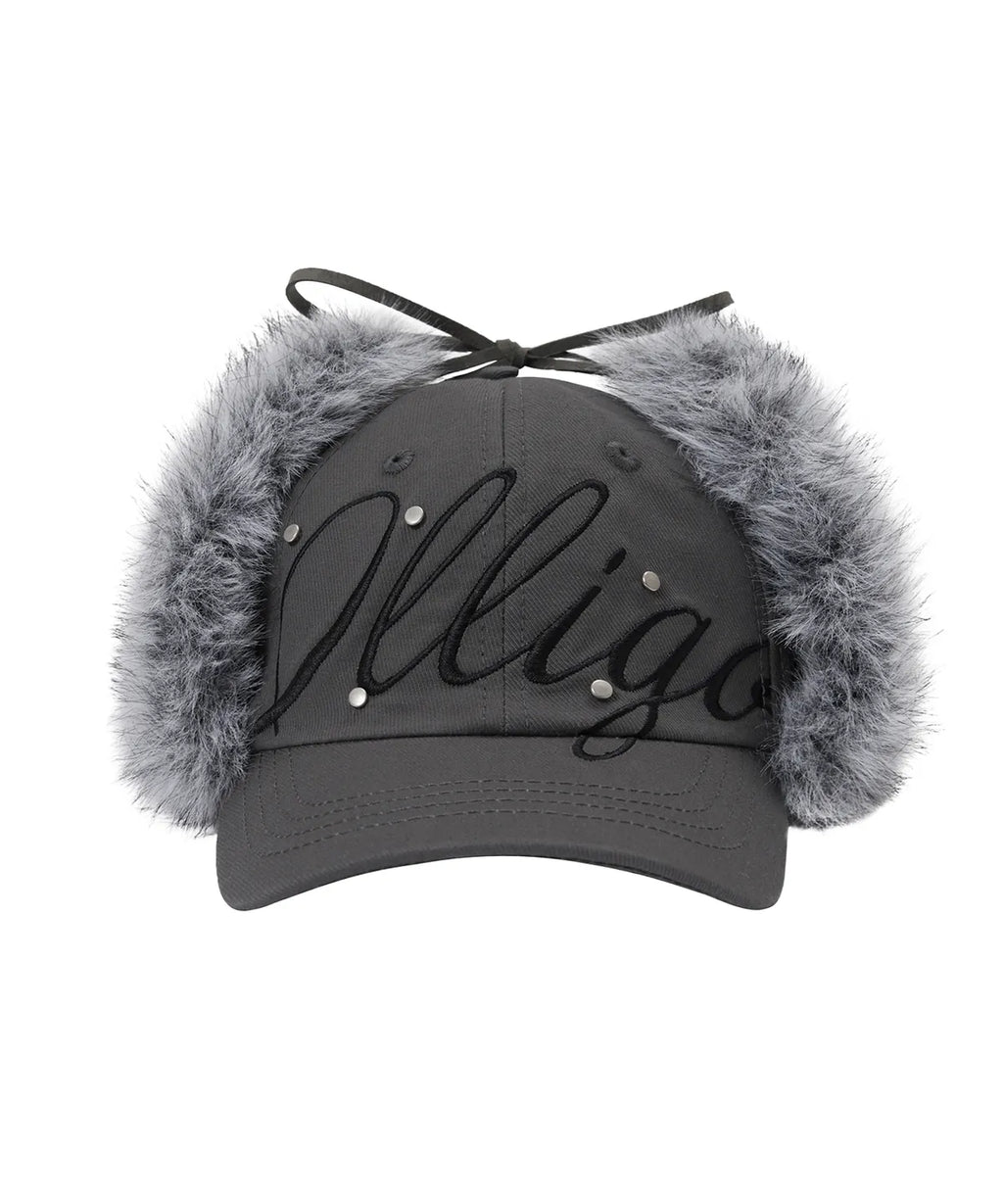 ILLIGO FLURRY EAR FALP CAP - CHARCOAL