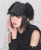 ILLIGO FLURRY EAR FALP CAP - BLACK