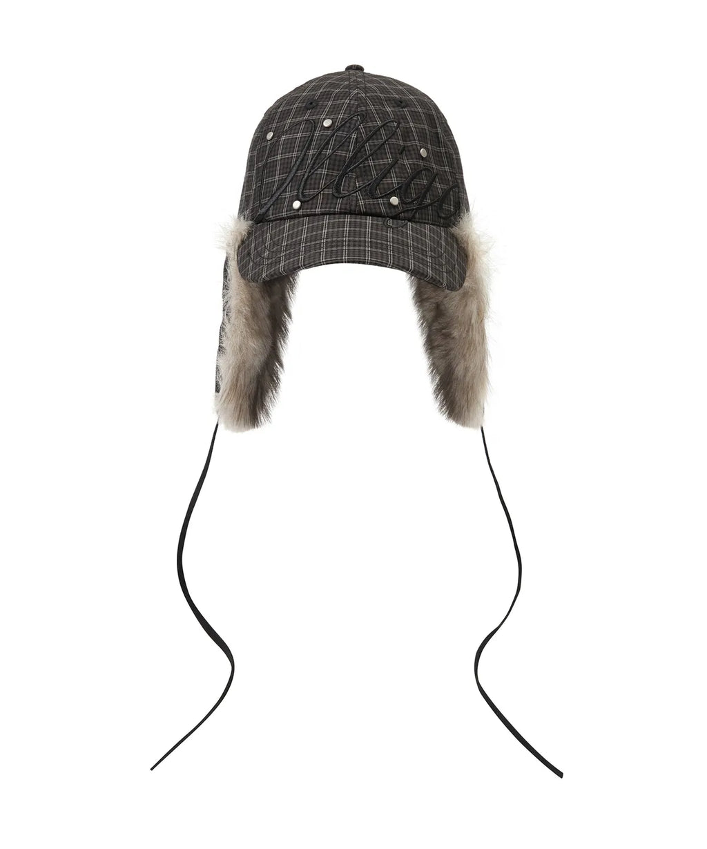 ILLIGO FLURRY EAR FALP CAP - CHECK CREAM