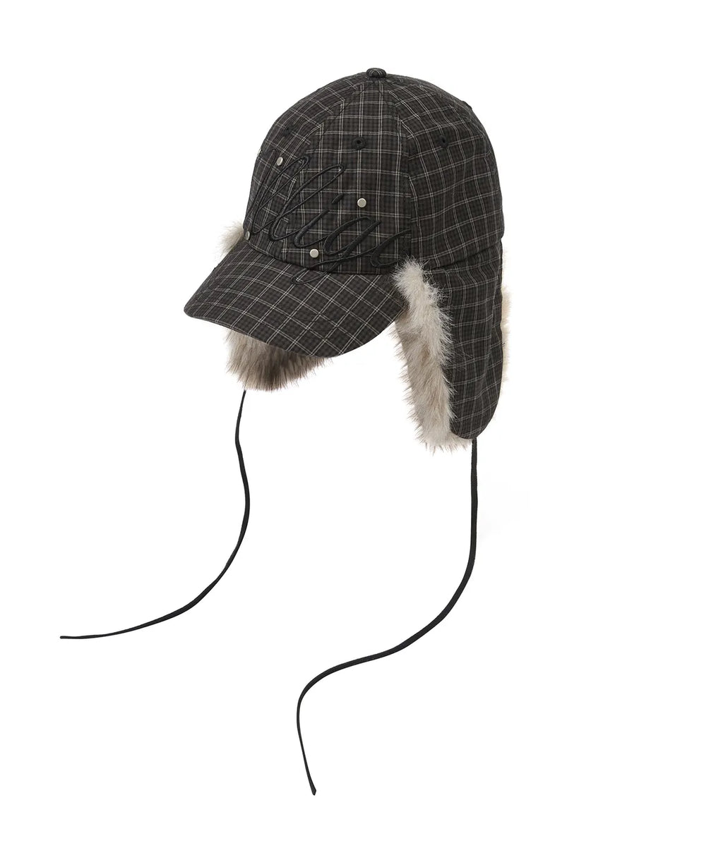 ILLIGO FLURRY EAR FALP CAP - CHECK CREAM