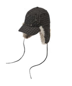 ILLIGO FLURRY EAR FALP CAP - CHECK CREAM