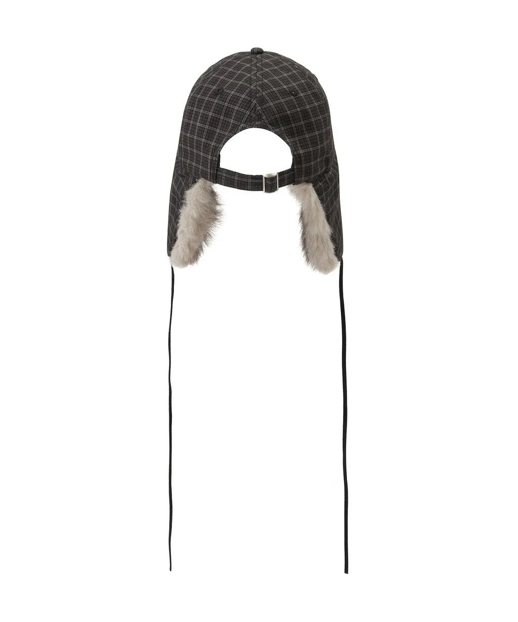 ILLIGO FLURRY EAR FALP CAP - CHECK CREAM