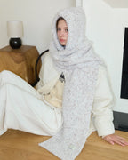 COOKIE KNIT MUFFLER_oatmeal