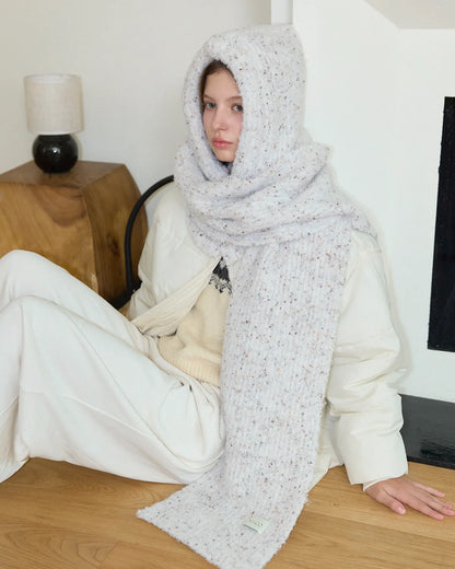 COOKIE KNIT MUFFLER_oatmeal