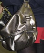 yeomim slouchy bag (metal) & keyring set