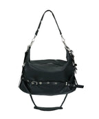 yeomim slouchy bag (black) & keyring set