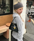 LOTSYOU_Twinkle Jelly Pouch Bag BLACK