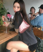 LOTSYOU_Twinkle Jelly Pouch Bag L/PINK