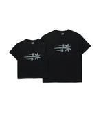 niceghostclub sketch 3star basic tee [black]