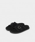 [KHIHO] SOLI BUCKLE SLIDES_2 COLORS
