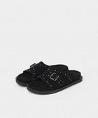 [KHIHO] SOLI BUCKLE SLIDES_2 COLORS
