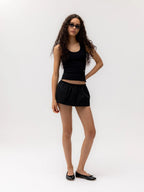 [GLOWNY] G CLASSIC LACE-UP MINI SKIRT_5 COLORS