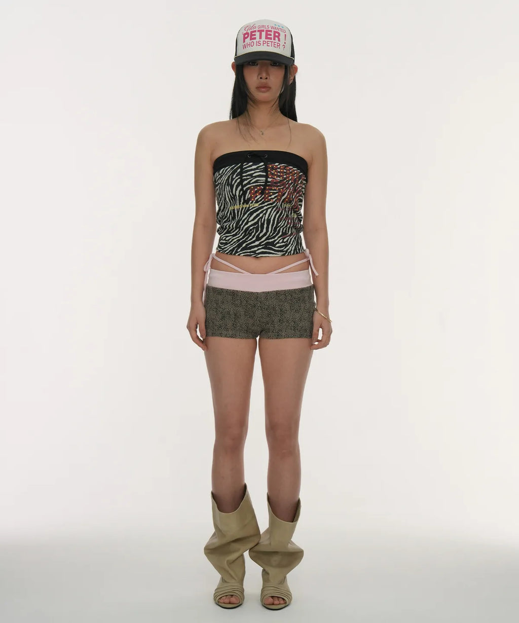 [GILA ARCHIVE] STRAP WAIST MICRO SHORTS_3 COLORS