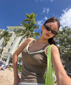 [WAVEGIRL] ANY CALL SLEEVELESS_4 COLORS