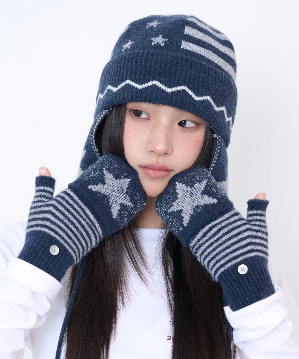 [video jockey] Vikey Star Warmer Gloves - 3colors