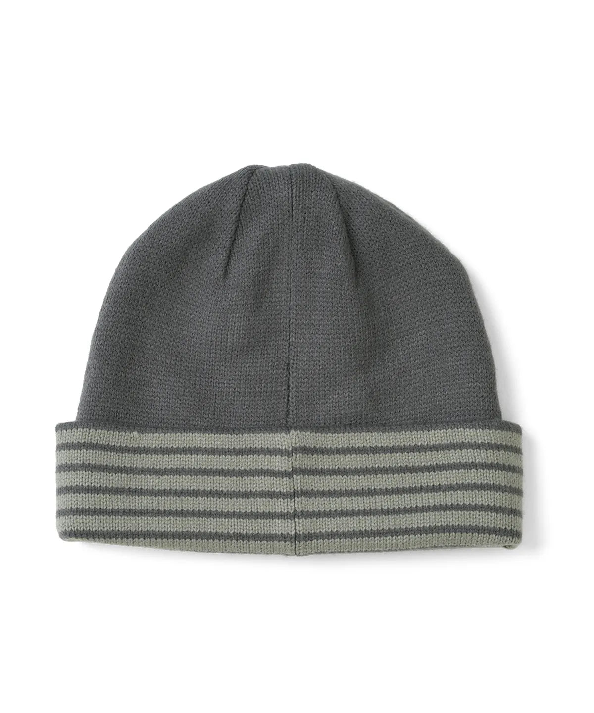 [TCM] reversible stripe beanie (khaki)