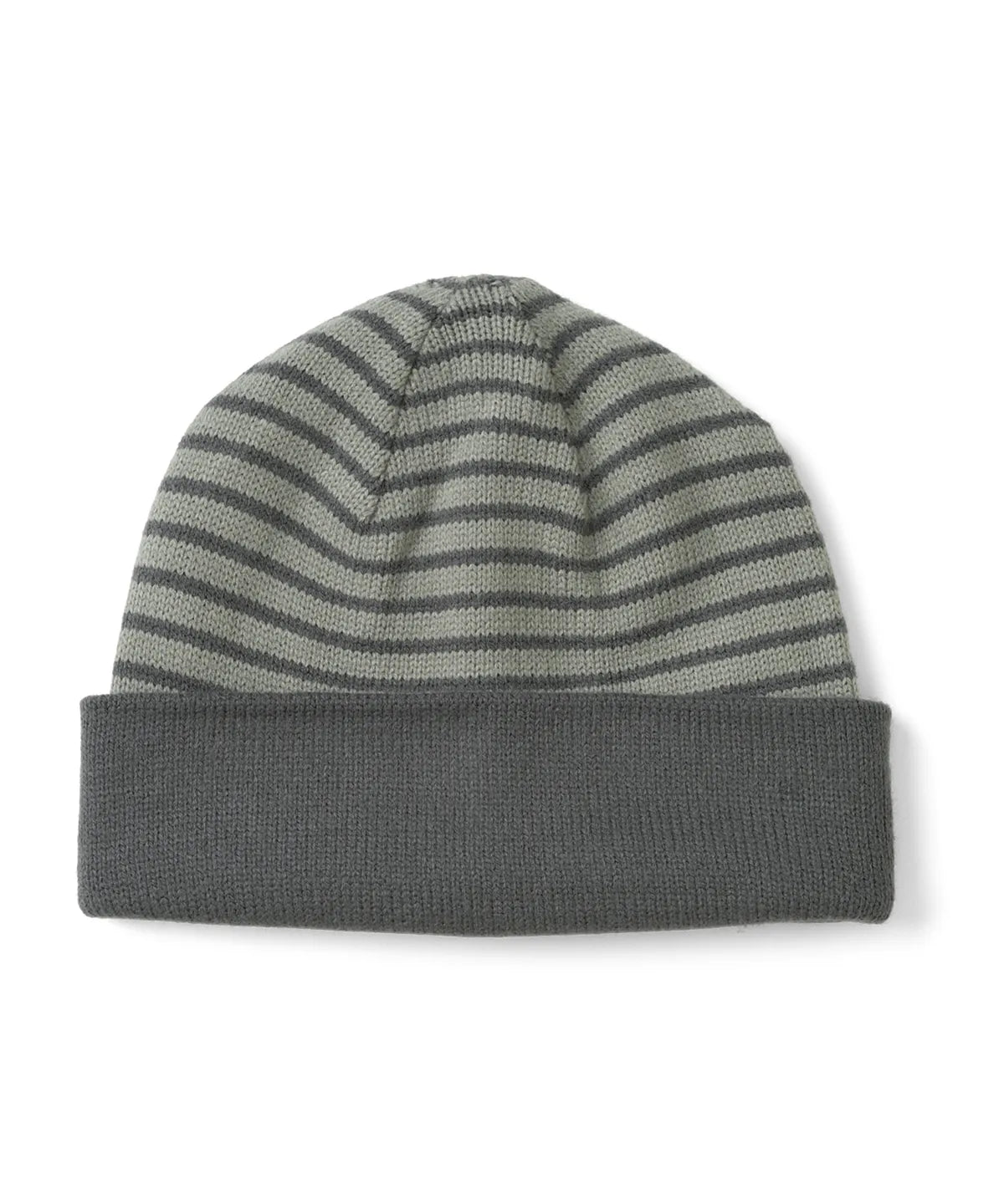[TCM] reversible stripe beanie (khaki)