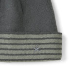 [TCM] reversible stripe beanie (khaki)