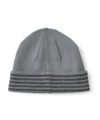 [TCM] reversible stripe beanie (grey)