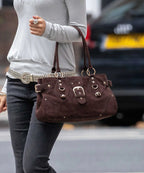 [dimanche] Editor Bag (suede brown)