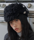 [POESIEDAME] WOOLY EARFLAP HAT - 2colors