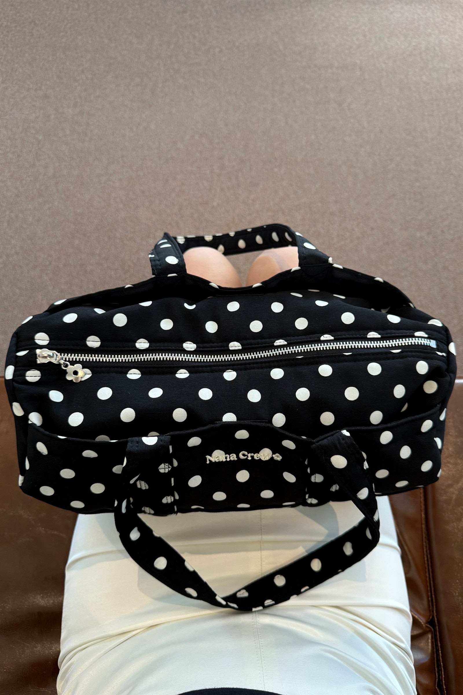 NANACREW MINI DUFFLE BAG - POLKA DOT
