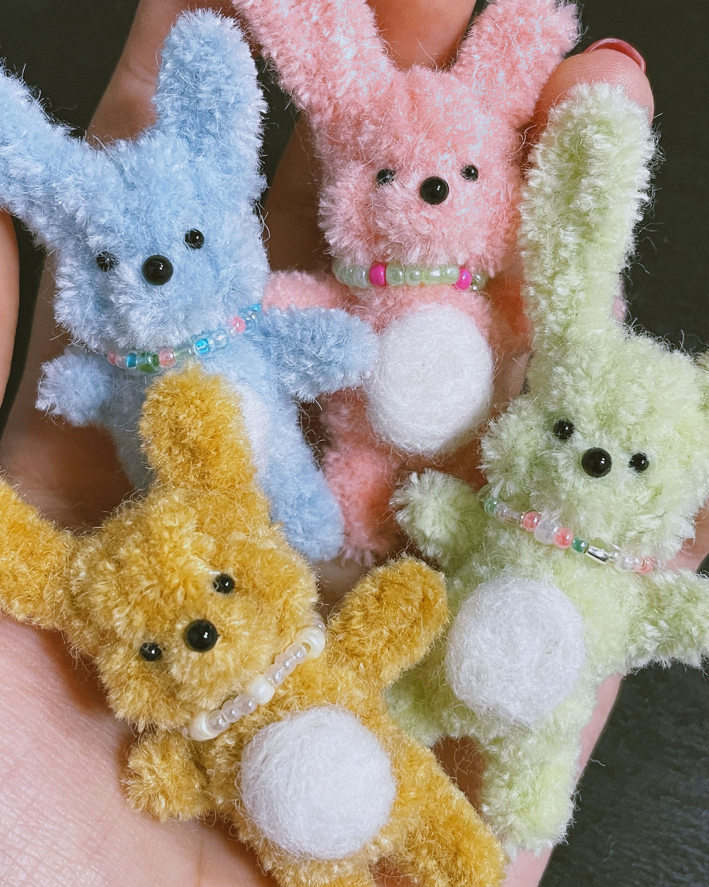 [handmade] 밍키 Rabbit Keychain - 4colors