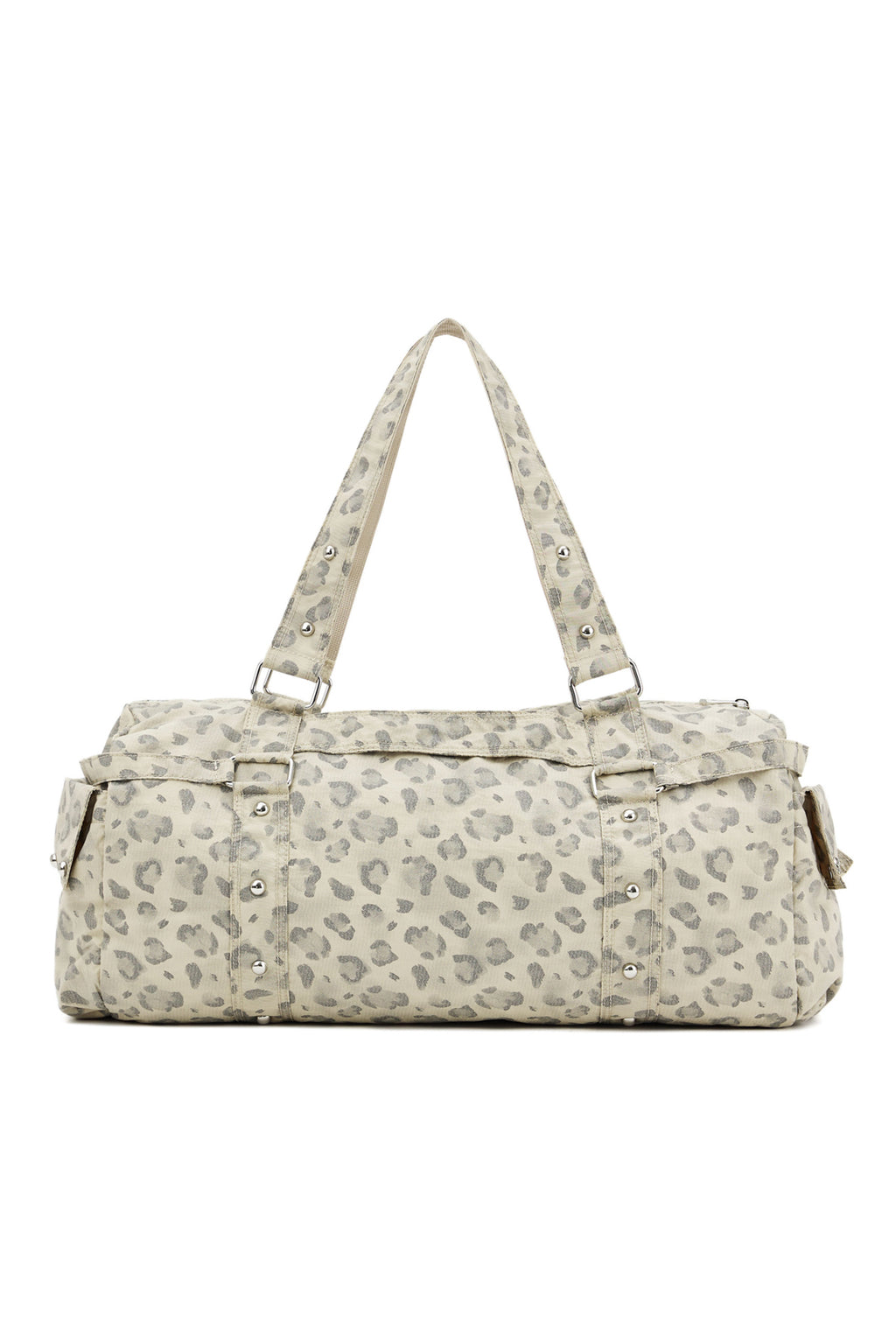 LOGO DUFFLE BAG IN LEOPARD