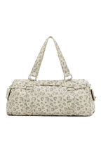 DEINETT LOGO DUFFLE BAG IN LEOPARD