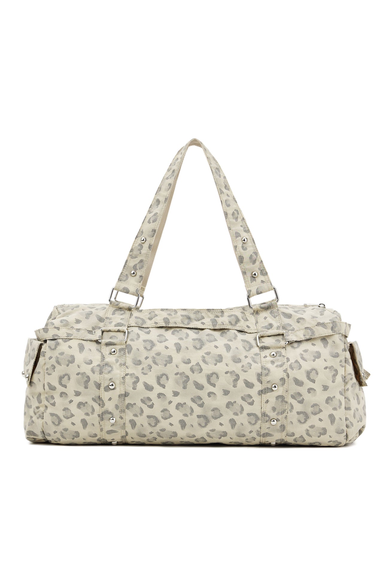LOGO DUFFLE BAG IN LEOPARD
