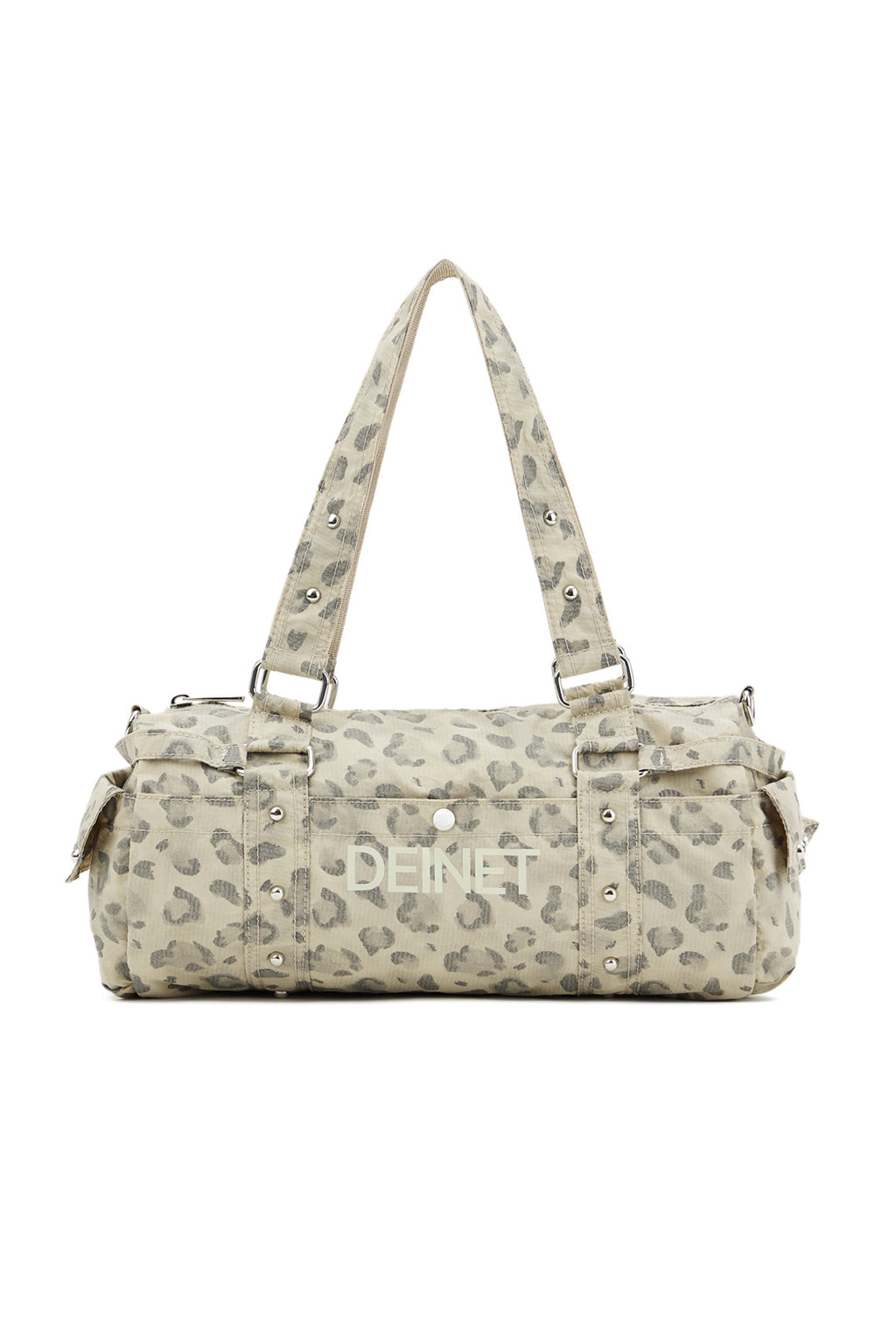 LOGO DUFFLE MINI BAG IN LEOPARD