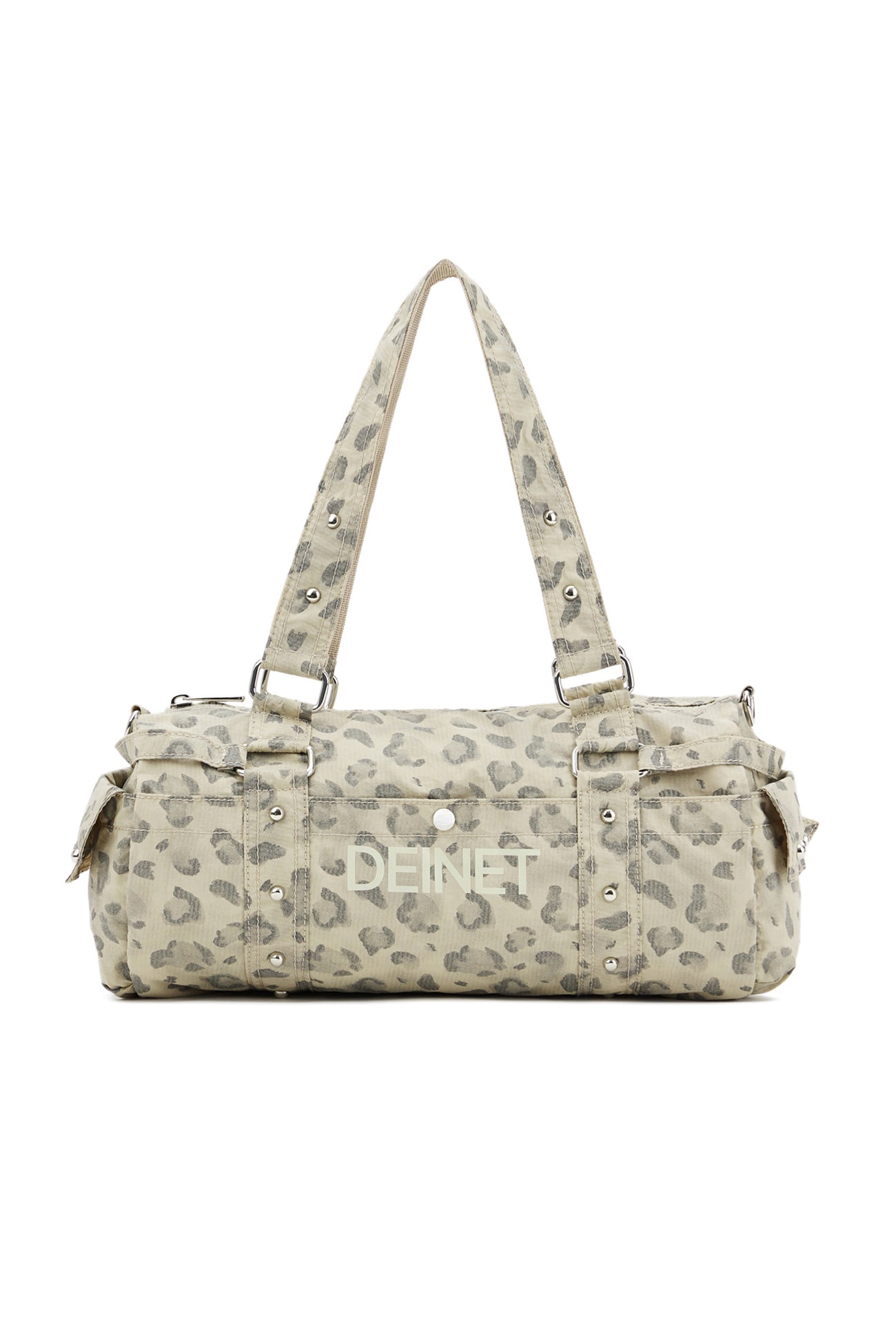 LOGO DUFFLE MINI BAG IN LEOPARD