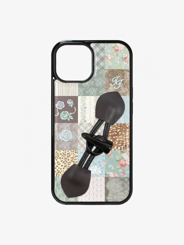 Mint Floral Patchwork Toggle Case (iPhone & Samsung Available)