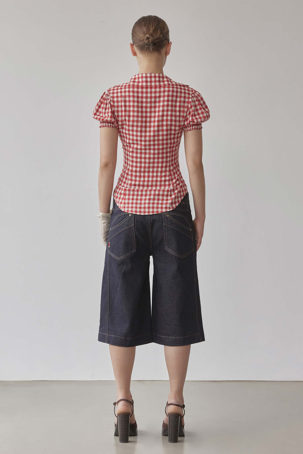 Cottage Open Blouse Red