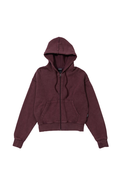 Sculptor Bad Seed Washed Hoodie Zip-Up Deep Purple