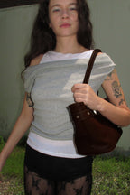 YEOMIM belted boat bag (espresso)