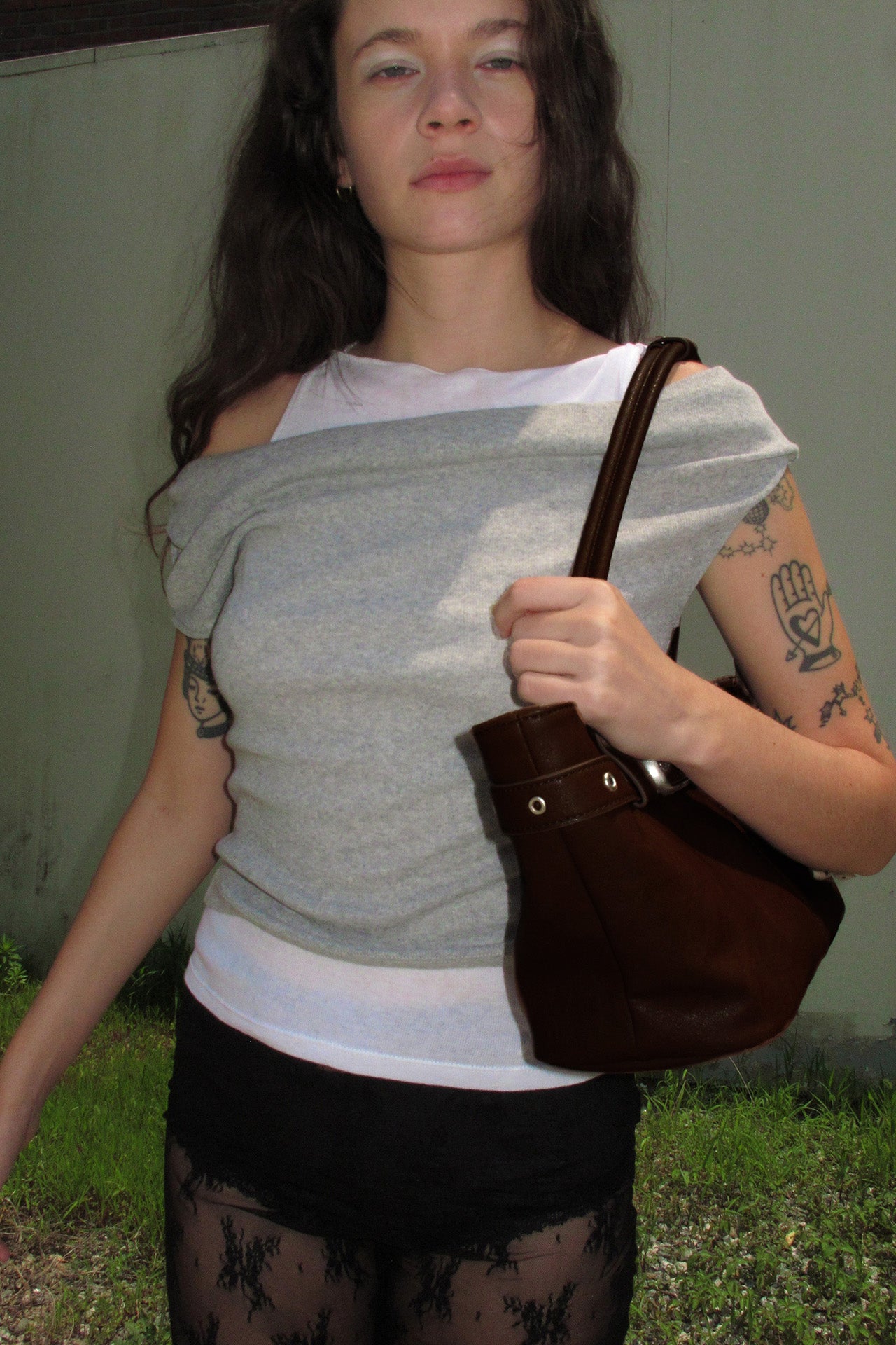 YEOMIM belted boat bag (espresso)