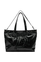DEINET D STITCH PADDING BAG IN BLACK