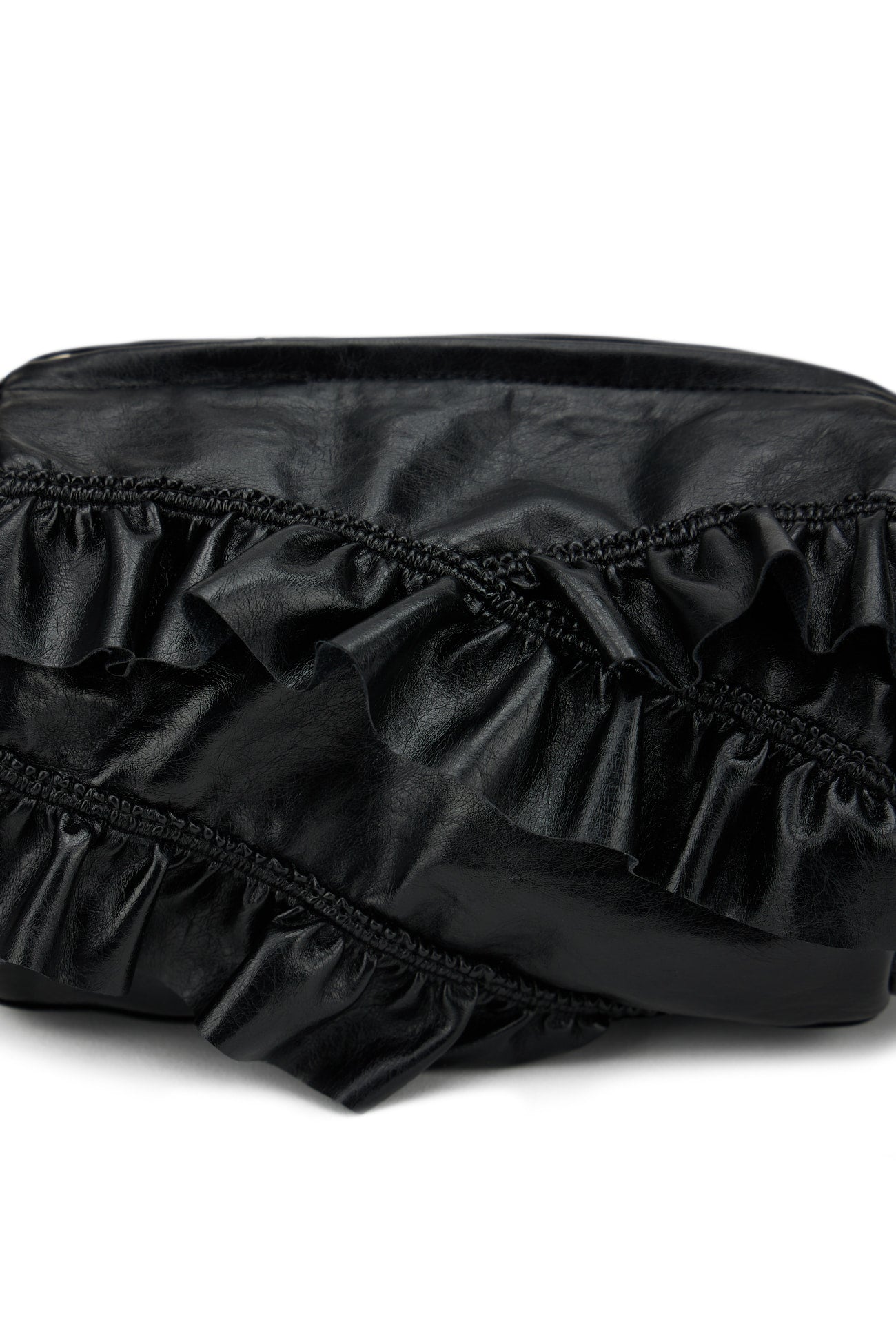 POCKET MINI FRILL BAG / 2COLORS