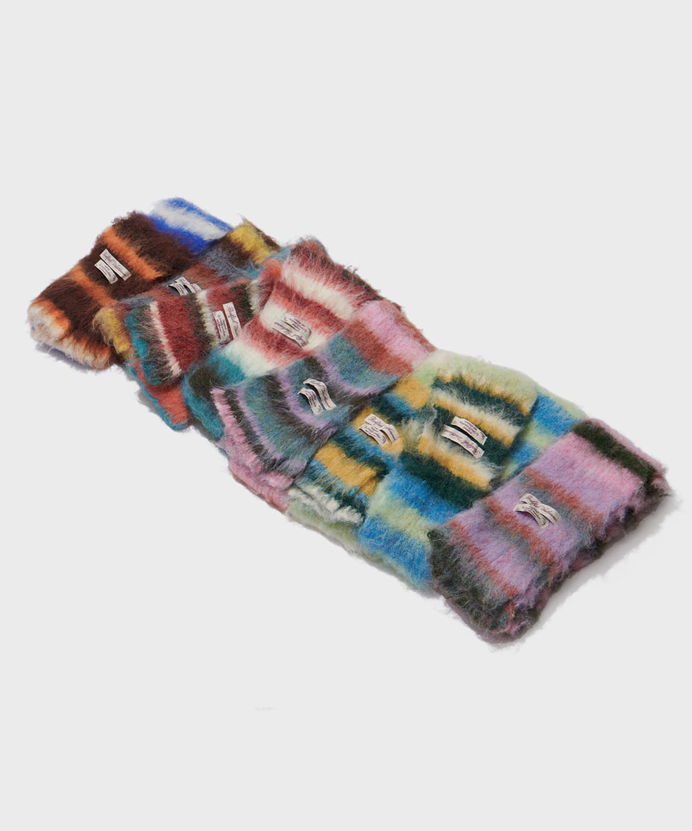 Rockfish Stripe Shaggy Muffler / 8 colors