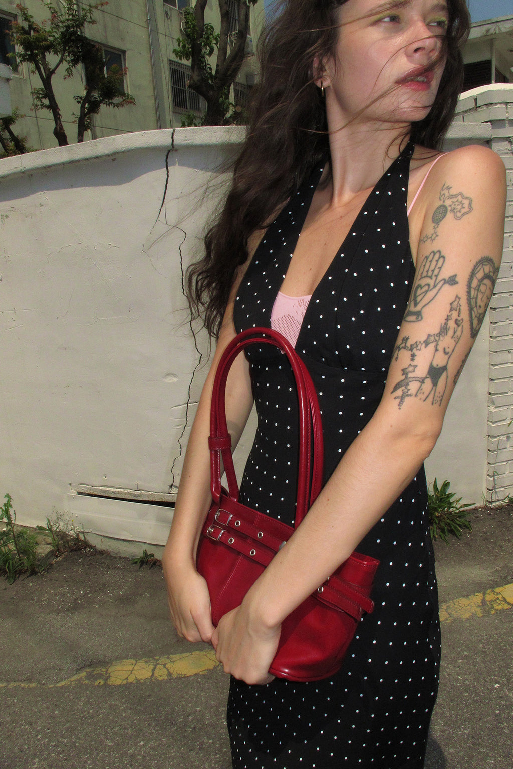 YEOMIM mini belted boat bag (chilli red)