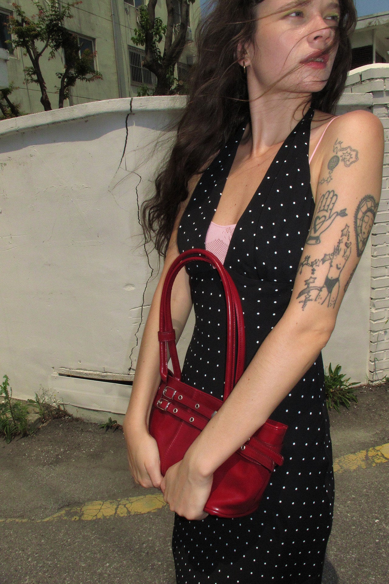 YEOMIM mini belted boat bag (chilli red)