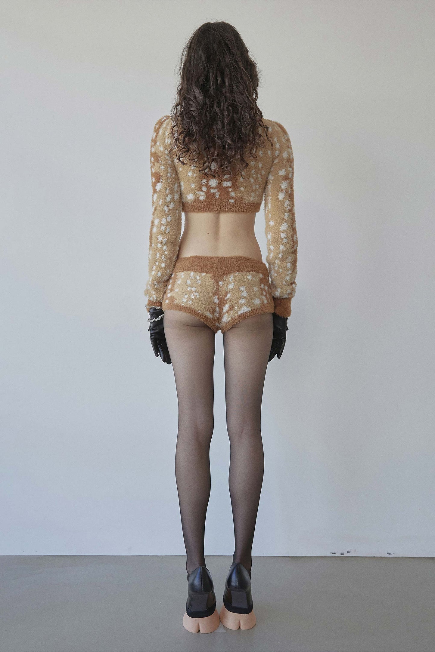 Sculptor Rudolph Fur Shorts Brown