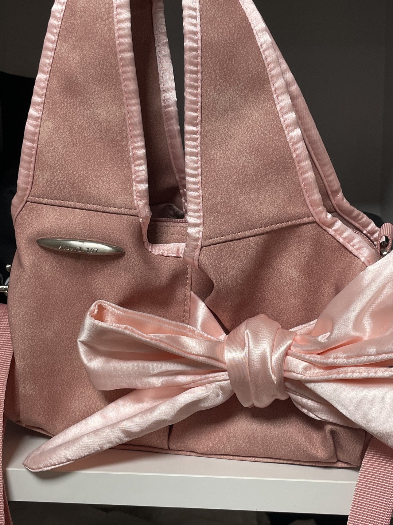 siweol Baby Bow Cross Bag / Pink