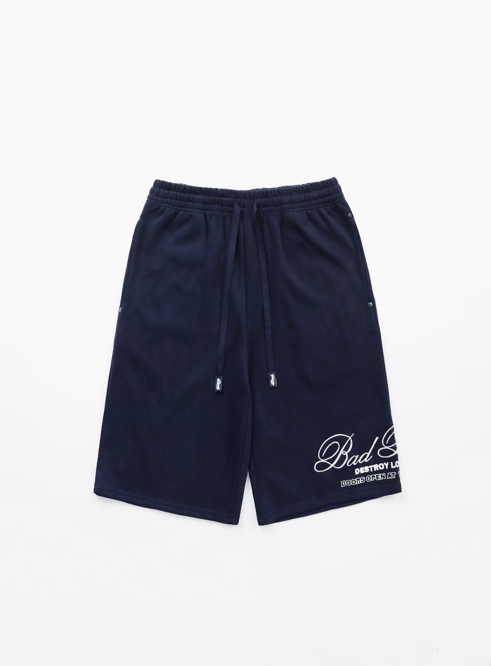 BADBLOOD Classic Logo Bermuda Pants / Navy