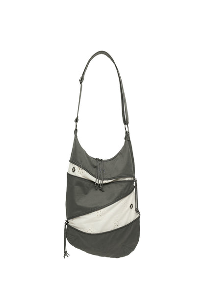 Sculptor Expandable Hobo Bag - D.Gray